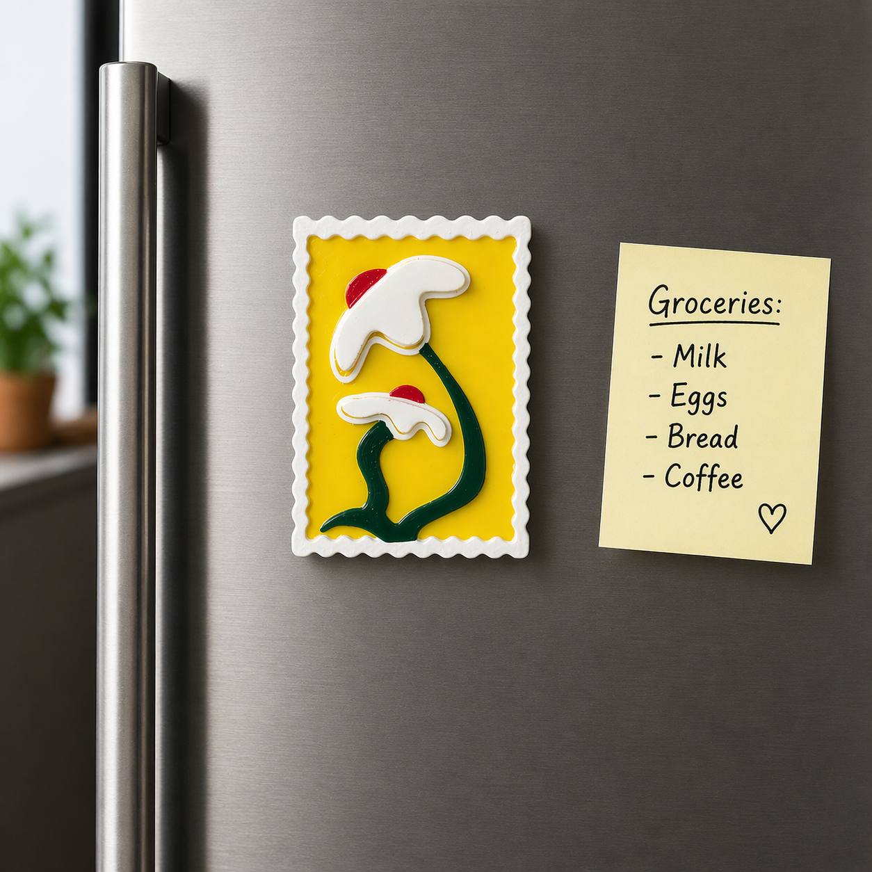 Color Pop Fridge Magnet Set | Aesthetic Mini Art Magnets