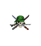 Zoro Skull & Swords Sticker