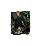 Zoro Skate Dunk Sticker