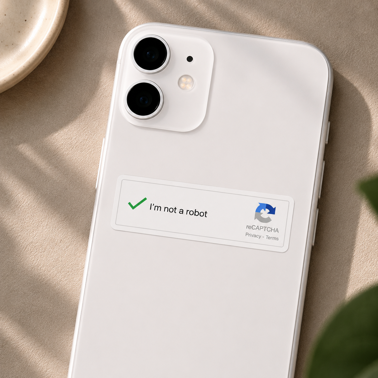 I'm Not a Robot Sticker